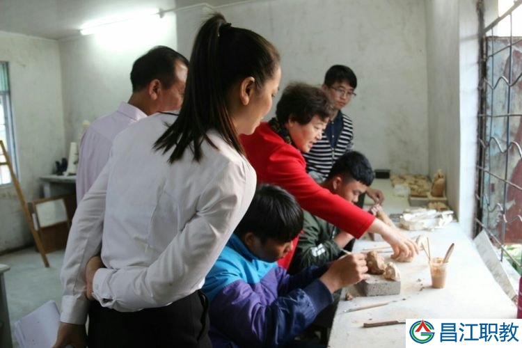 省政协领导莅临昌江县职业教育中心调研(图8)