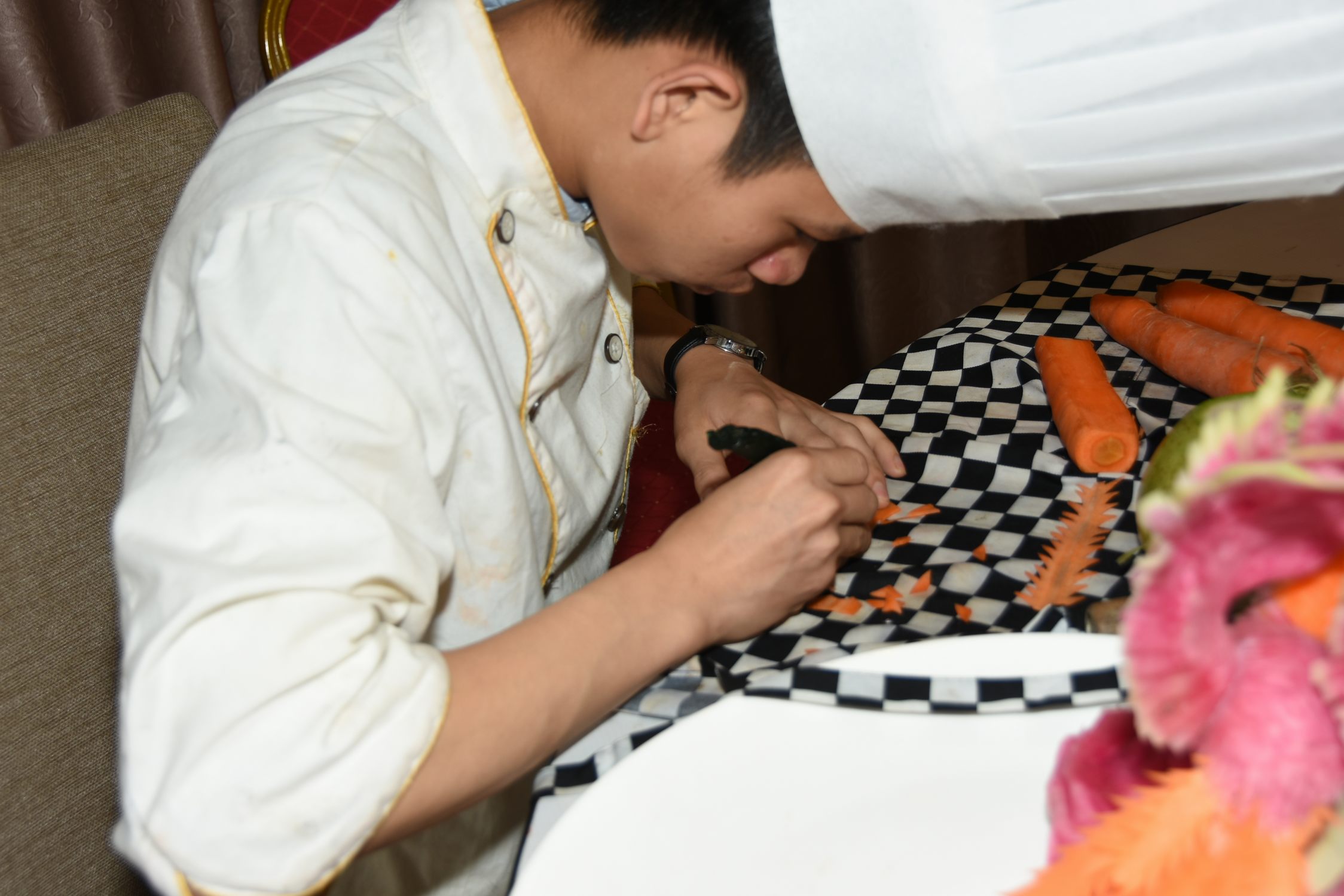 我校学生技艺展示(图2)